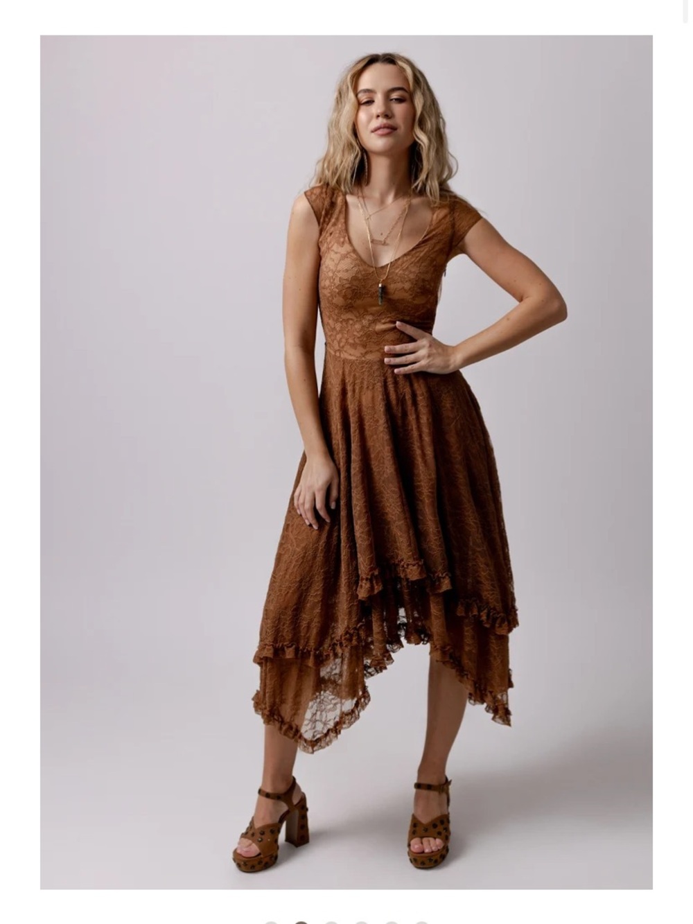 Joyfolie Fernilia Dress in camel - Picture 5 of 6